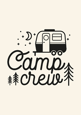 Camp Crew Graphic with Camper