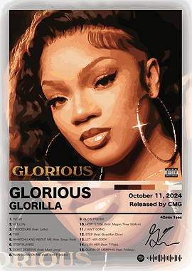 Glorilla Glorious Album Cover Art