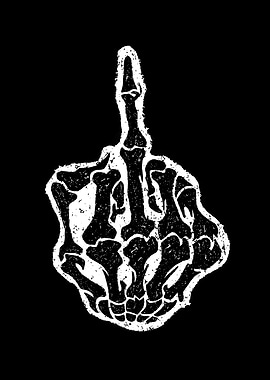 Skeletal Middle Finger