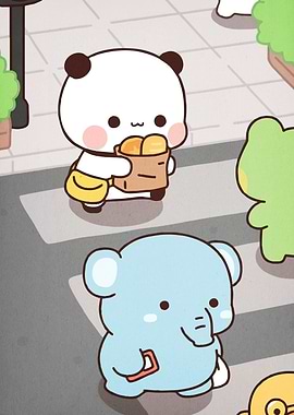 Cartoon Animals Street Bread