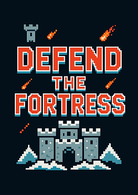 Defend the Fortress Pixel Art