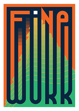 Fine Work Typography Art