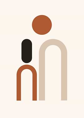 Abstract Arches and Circles Shapes