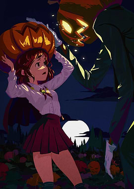 Halloween Night Encounter with Pumpkinhead