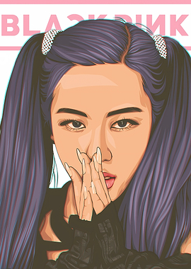 Blackpink Rosé Vector Portrait