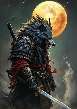 Werewolf Warrior Sword Moon