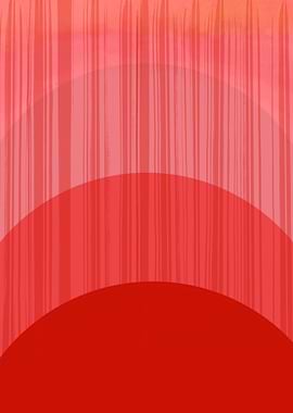 Red Abstract Geometric Pattern