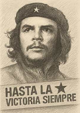 Che Guevara Pencil Portrait