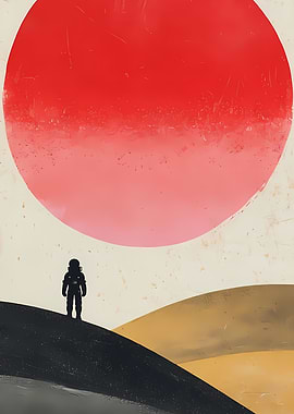 Astronaut on a Distant Planet