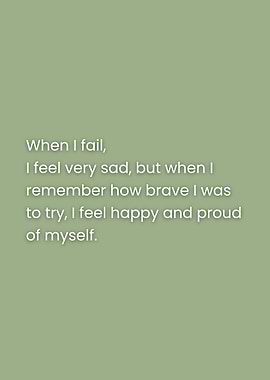 Inspirational Quote on Green Background