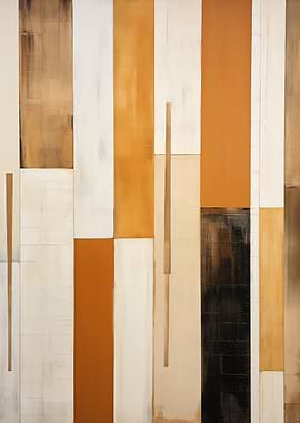 Abstract Color Block Art