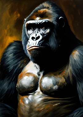 Portrait of a Gorilla