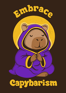 Embrace Capybarism: Meditating Capybara Art