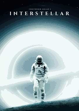Interstellar Movie Poster Art