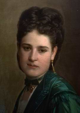 Portrait of a Woman in Green