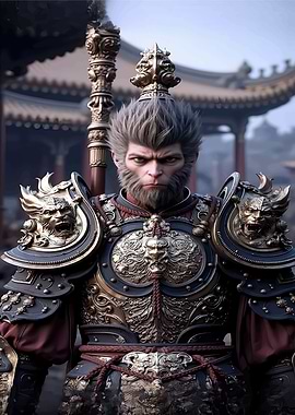 Monkey King in Golden Armor
