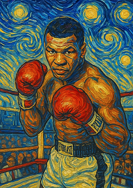 Mike Tyson the Starry Night