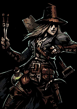 Darkest Dungeon Plague Doctor Illustration