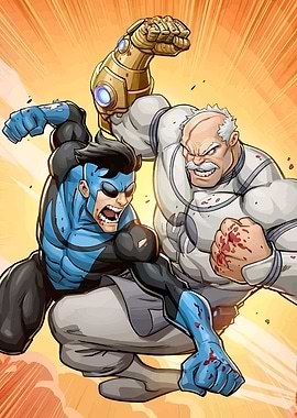 Invincible Battle Scene