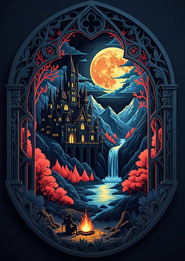 Dreamy Fantasy Castle