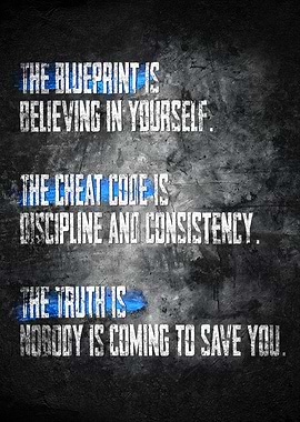 Inspirational Motivational Quote on Grunge Background