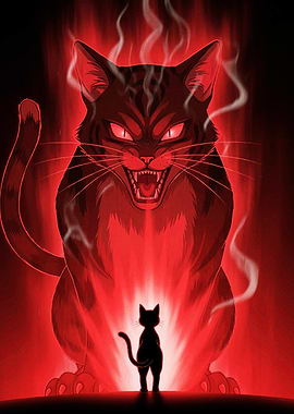 Giant Cat Shadow Cat