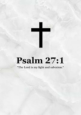 Psalm 27:1 Bible Verse Scripture Quote