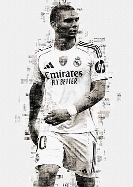 Franco Mastantuono Newspaper Art