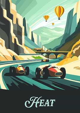 Heat Board Game Inspired Illustration