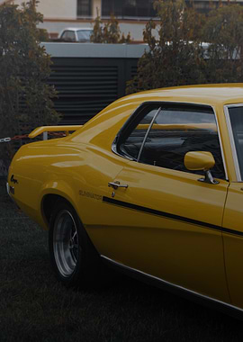 Yellow Classic Car