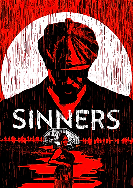 Sinners: Red and Black Poster Art