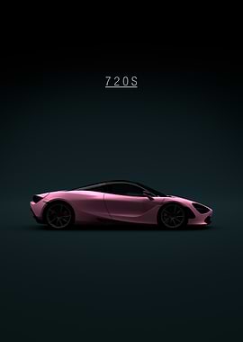 Pink McLaren 720S Car