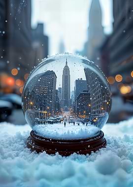 New York City Snow Globe