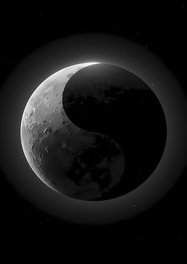 Yin Yang Moon