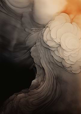 Abstract Smoke and Cloud