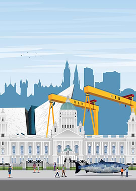 Belfast Travel Print