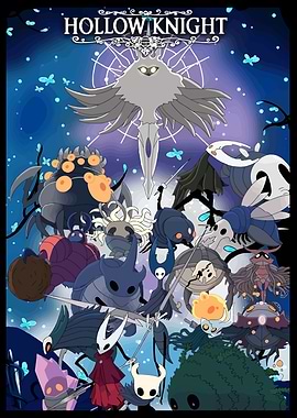 Hollow Knight Characters Illustration
