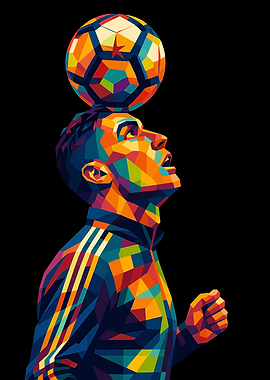 Cristiano Ronaldo Wpap Art