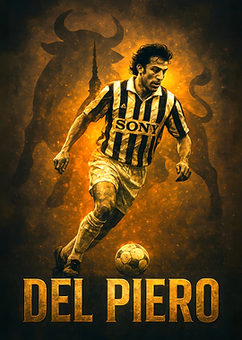 Alessandro Del Piero Soccer Art