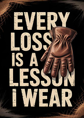 Every Loss is a Lesson Motivational Poster