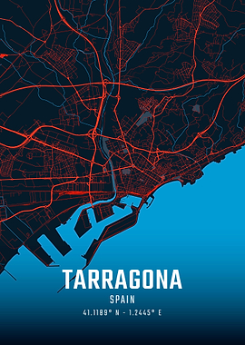 Tarragona City Map