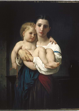 Mother and Child Painting