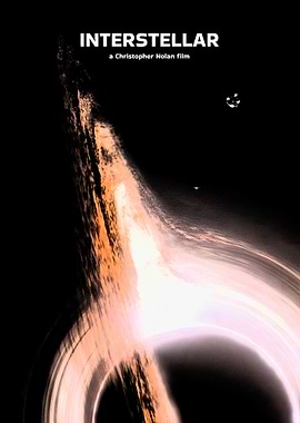 Interstellar Movie Poster Black Hole