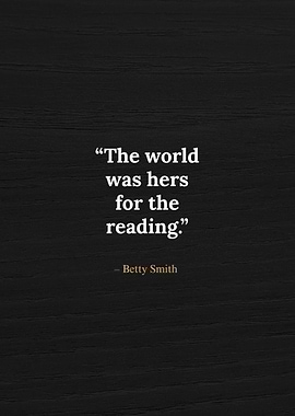 Betty Smith book lover quote