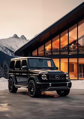 Mercedes G-Class in Winter