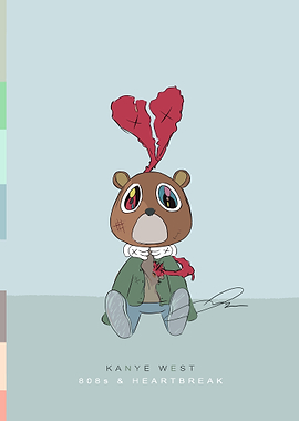 Kanye West 808s & Heartbreak Album Art