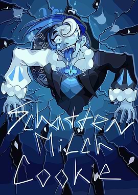 Schatten Milch Cookie Character Art