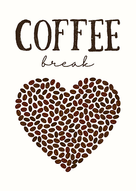 Coffee Break Heart