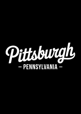 Pittsburgh Pennsylvania Typography