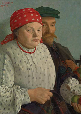 Mark Gertler's 'The Artist's Parents'